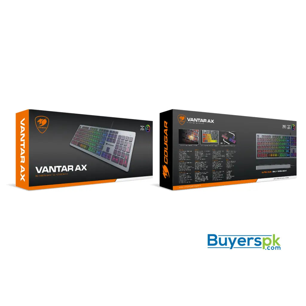 Cougar Vantar Ax Aluminum Rgb Scissor-switch Keyboard - Price in Pakistan Cougar Vantar Ax Aluminum Rgb Scissor-switch Keyboard - Price in Pakistan